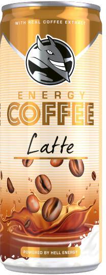 Hell Energy Coffee Latte 250ml kávés tejital