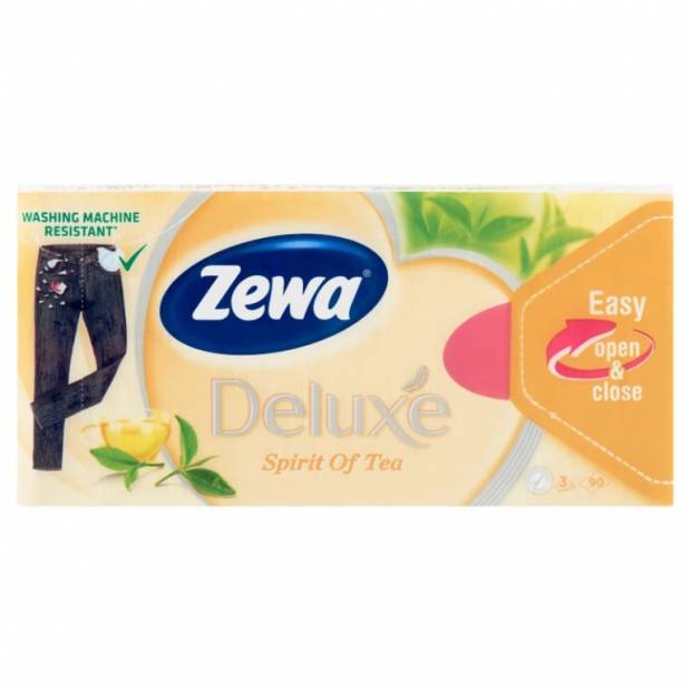 Zewa Deluxe papír zsebkendõ 3 rétegû 90db spirit of tea