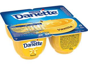 Danone Danette puding 4 x 125g vanilia