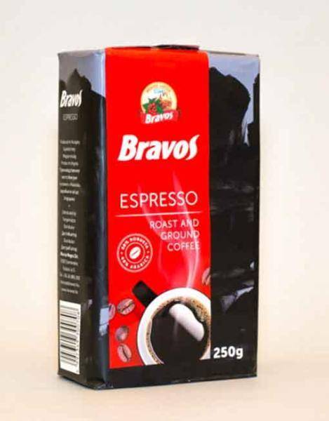 Bravos kávé 250g classic espresso õrölt