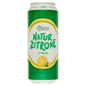 Gösser Natur Zitrone citrom ízû alkoholm.sör 0,5l dobozos