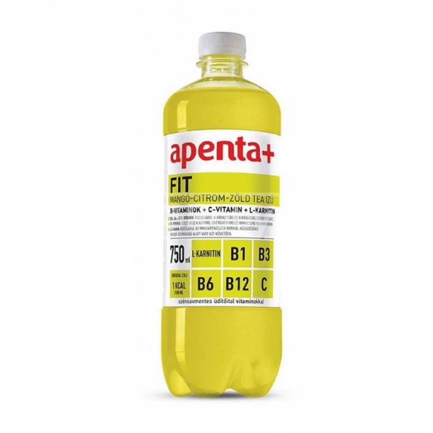 Apenta+ Fit 0,75l mangó-citrom-zöldtea funkcionális ital
