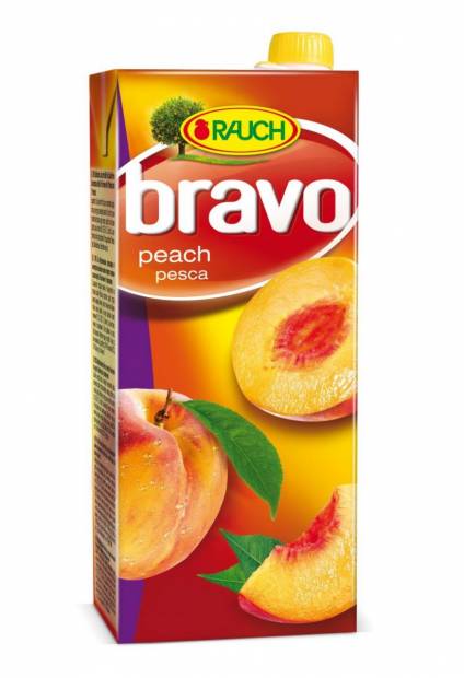 Bravo gyümölcslé 25% 1,5l õszibarack dobozos