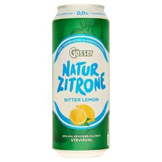 Gösser Natur Zitrone alkoholmenes dob. sör 0,5l görögd.-lime