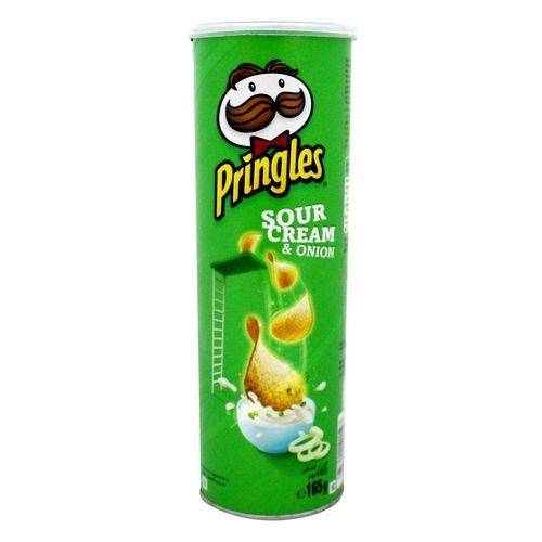 Pringles chips 165g sour cream and onion