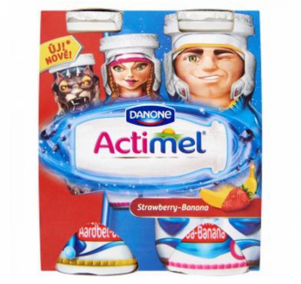 Danone Actikids 4*100g eper-banán