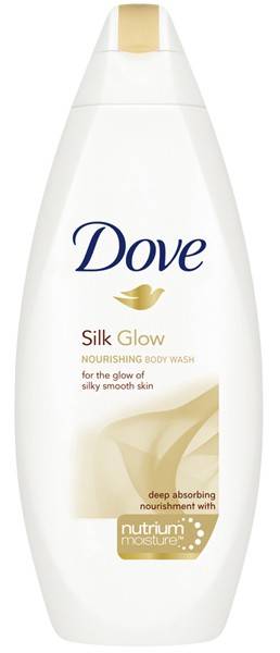 Dove tusfürdõ 250ml Silk Glow põrpuhító selyem