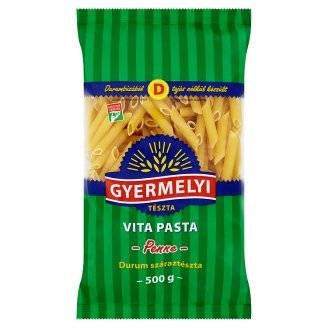 Gyermelyi Vita Pasta 500g Penne durum tészta