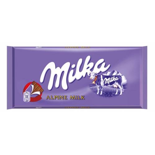 Milka táblás csokoládé 100g alpesi tej