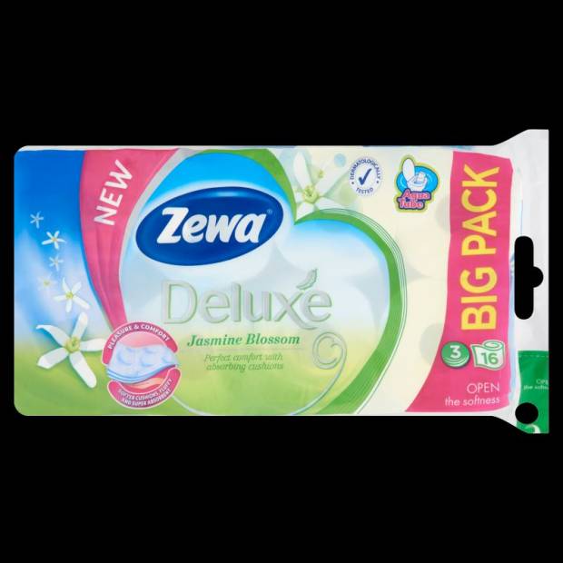 Zewa Deluxe toalettpapír 3 réteg 16 tekercs jasmine illat