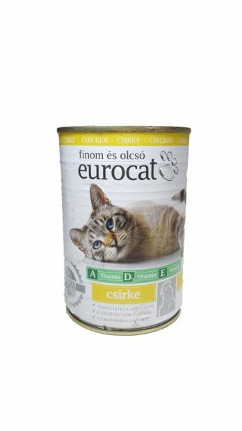 Eurocat macska konzerv 415g csirke