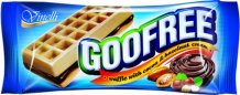 Goofree Kakaó-Mogyoró Krémmel töltött gofri 50g