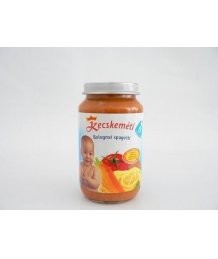 Kecskeméti bébiétel 220g bolognai spagetti (8 hó)