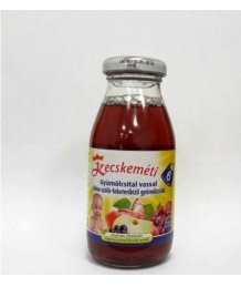 Kecskeméti bébiital 200ml alma-szõlõ-f.ribizli vassal(6 hó)