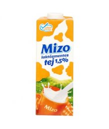 Mizo UHT laktózmentes tej 1,5% 1l dobozos