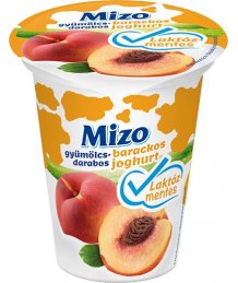 Mizo laktózmentes barackos joghurt 150g