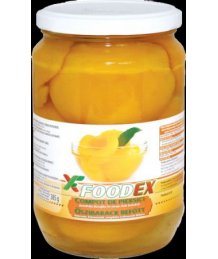 Foodex õszibarack befõtt hámozott felezett 340g 720ml