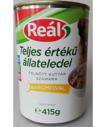 Reál kutya konzerv 415g baromfi