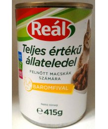 Reál macska konzerv 415g baromfi