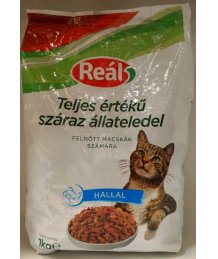 Reál száraz macskaeledel 1kg halas