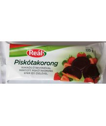 Reál piskóta korong 135g epres