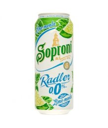 Soproni Radler lime-menta alkoholmentes sörital 0,0% 0,5 l