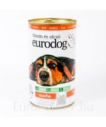 Euro Dog kutya konzerv 1,24kg marha