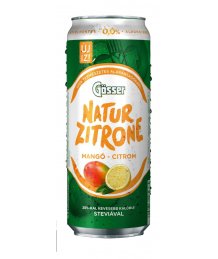 Gösser Natur Zitrone mangó-citrom ízû alkoholm.sör 0,5l dob.