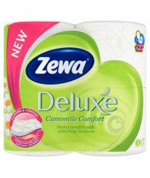 Zewa Deluxe toalettpapír 3 réteg 4 tekercs kamilla illat