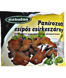 Bábolnai panírozott csípõs csirkeszárny 720g