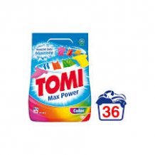 Tomi mosópor 2,34kg (36 mosás) Colos színes ruhákhoz