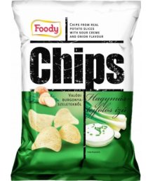 Foody chips 40g hagymás-tejfölös