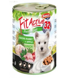 FitActive DOG 415g konzerv junior liba-nyúl