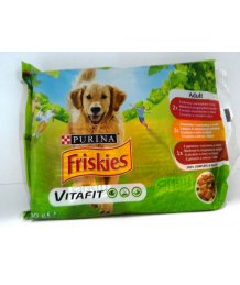 Friskies kutyaeledel tasakos 4*100g válogatás