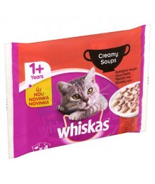 Whiskas tasakos macskaeledel 4x85g klasszikus krémes