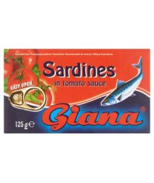 Giana szardínia paradicsomos szószban 125g/90gTT