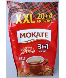 Mokate 3:1 instant kávé XXL csomag (20+4)*17g