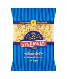 Gyermelyi 4 tojásos 500g csavartcsõ tészta