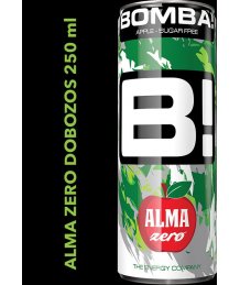 Bomba energiaital 250ml alma zero cukormentes dobozos