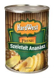 Hard West szeletelt ananász konzerv 340gTT/565g