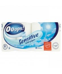 OOOPS toalettpapír 3 rétegû 8 tekercs sensitive
