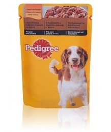 Pedigree tasakos kutyaeledel 100g Marha-Nyúl