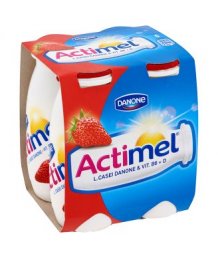 Danone Actimel joghurtital 4 x 100g eper