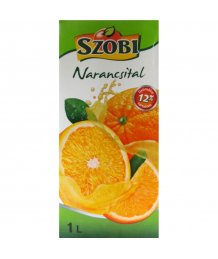 Szobi gyümölcslé 1l narancslé 12% dobozos