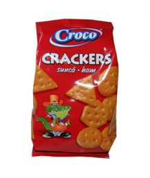 Croco kréker 100g sonkás