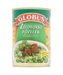 Globus zöldborsófõzelék pörkölttel 400g tpz