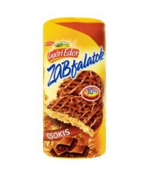 Gyõri Édes Zabfalatok zabpelyhes omlós keksz 224g csokis