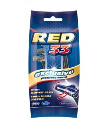 Mattes eldobható borotva 5db red33 mozgó