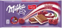 Milka táblás csokoládé 100g cherry tejkrém