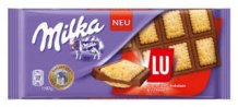 Milka táblás csokoládé 87g SW LU édeskekszes